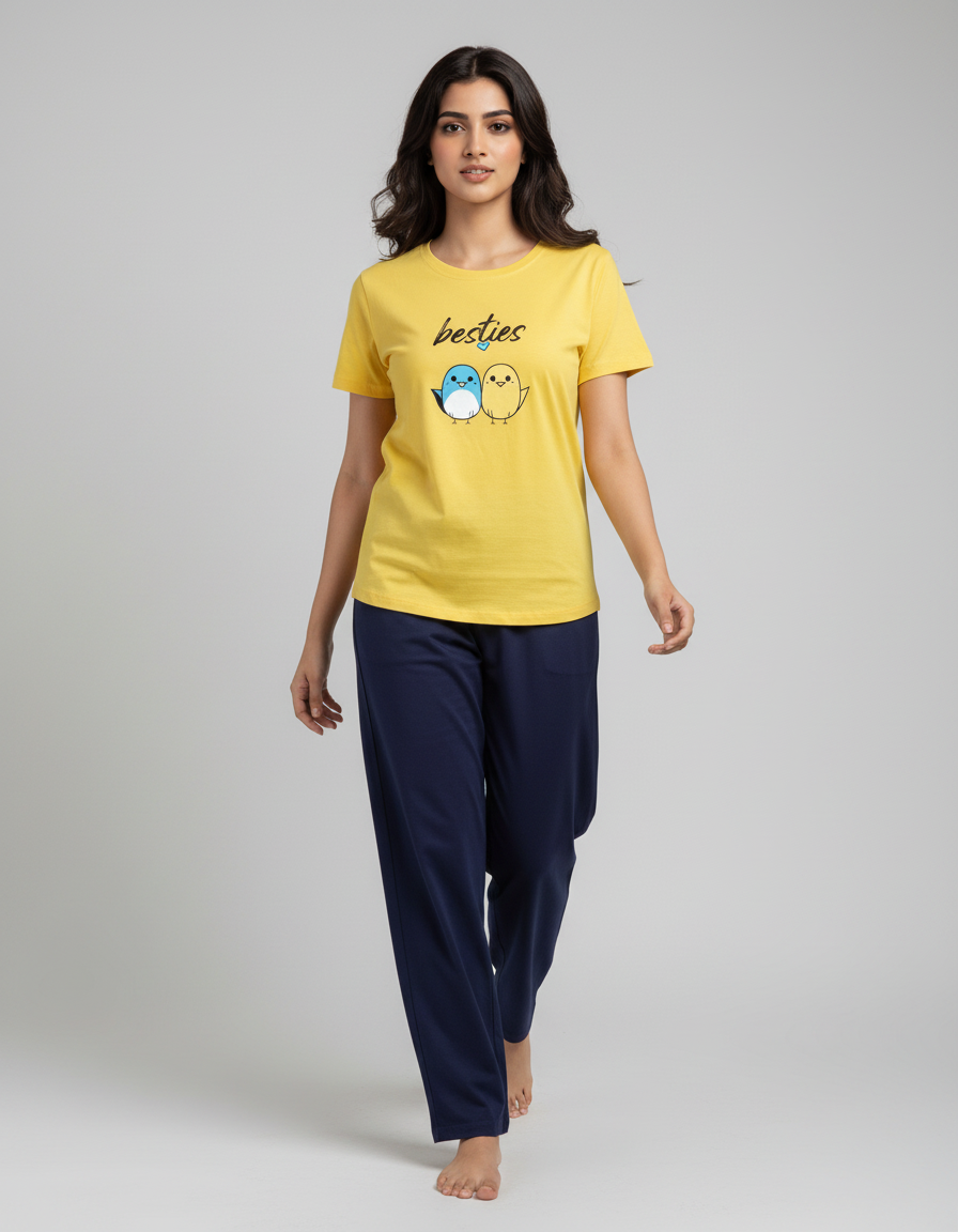 Solid Pyjama set