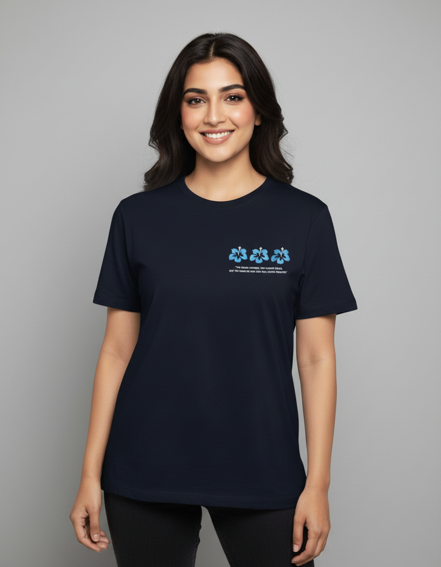 Navy Solid T shirt