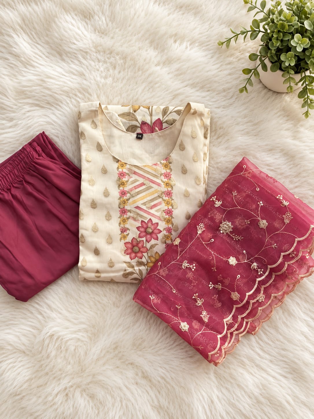 Kurti Set With Dupatta - View 2