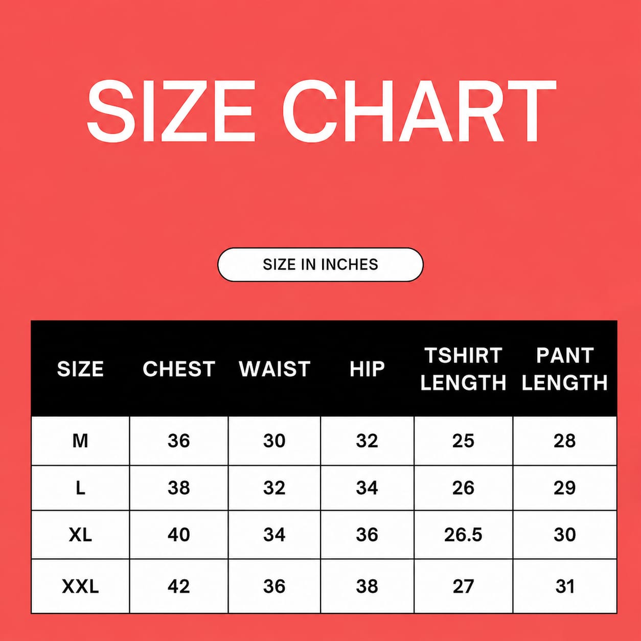 Size Chart Image 1