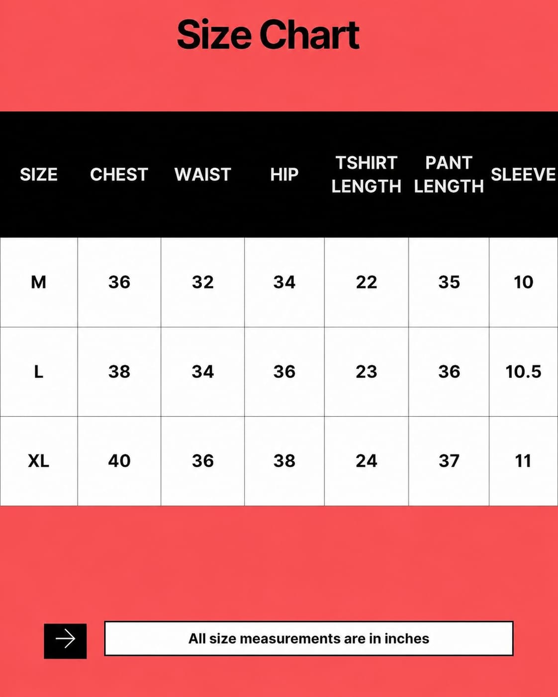 Size Chart Image 1